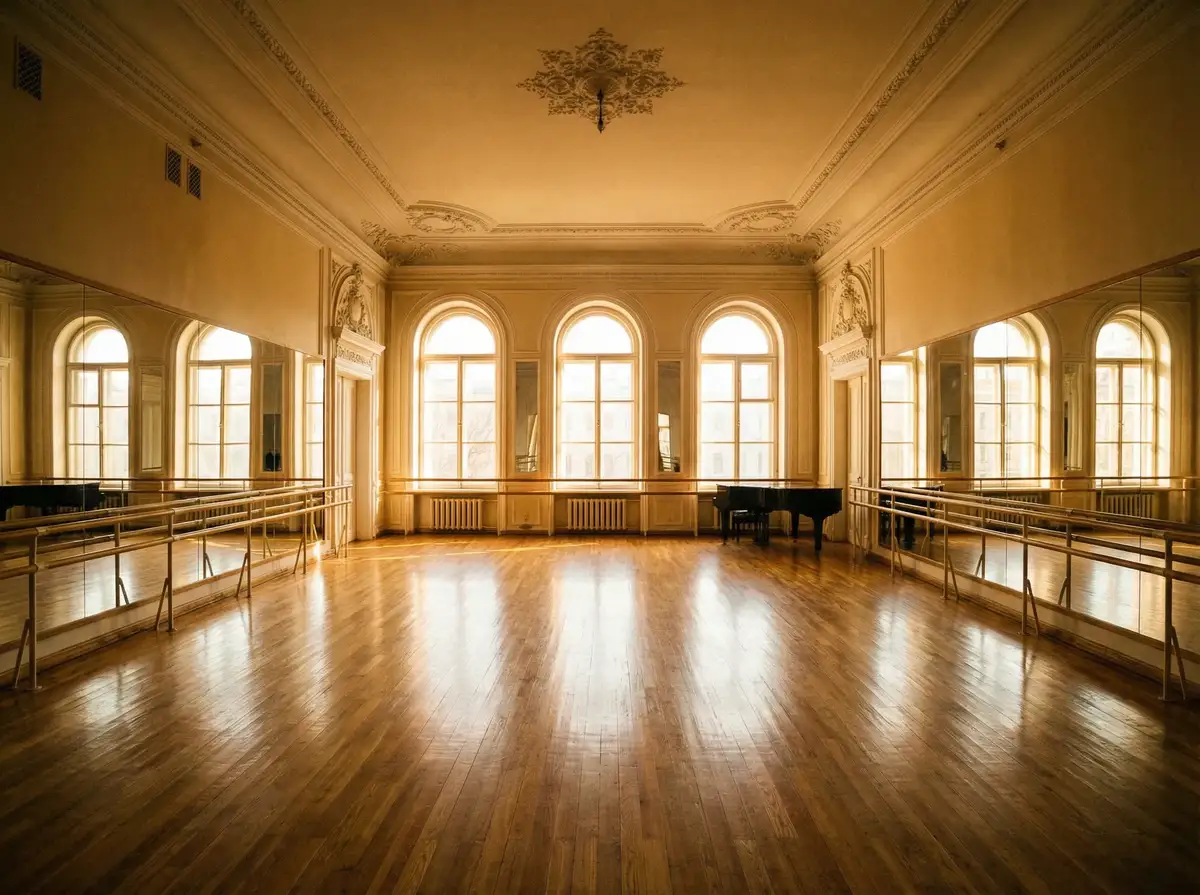 古典芭蕾练功房全景 - 尤物视频
